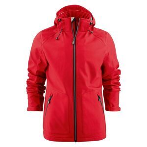 Printer Mens Karting Soft Shell Jacket / Red